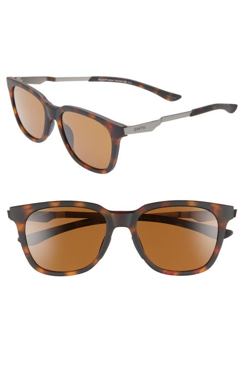 Smith Roam 53mm ChromaPop Polarized Sunglasses in Matte Tortoise/Brown at Nordstrom