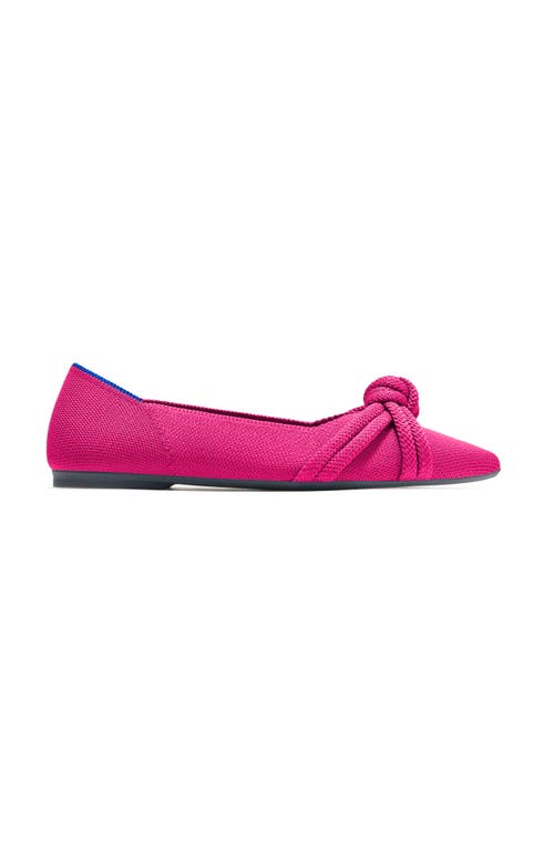 Shop Rothys Rothy's The Knot Point Ii In Starfish Pink