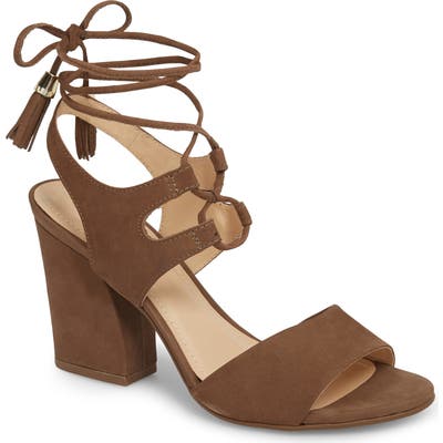 Klub Nico Kaira Ankle Wrap Sandal, Brown