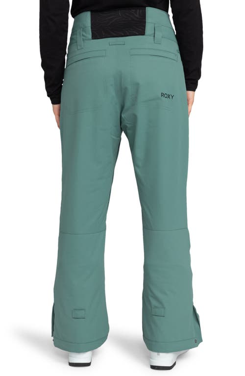 Roxy Rising High Waterproof Shell Snow Pants In Wild Wind