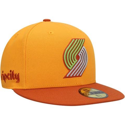 New York Knicks New Era 59FIFTY Fitted Hat - Gold/Rust