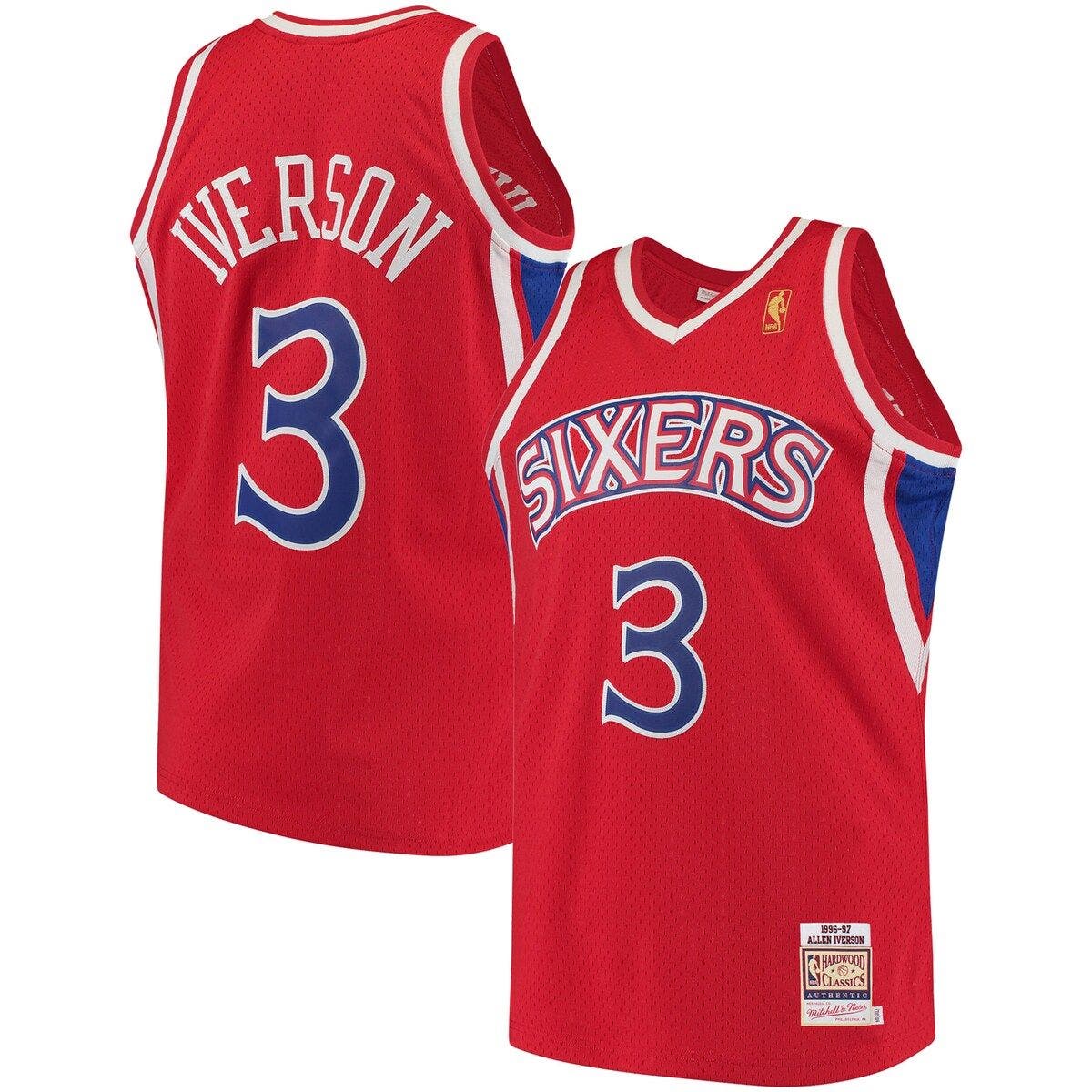 iverson jersey red