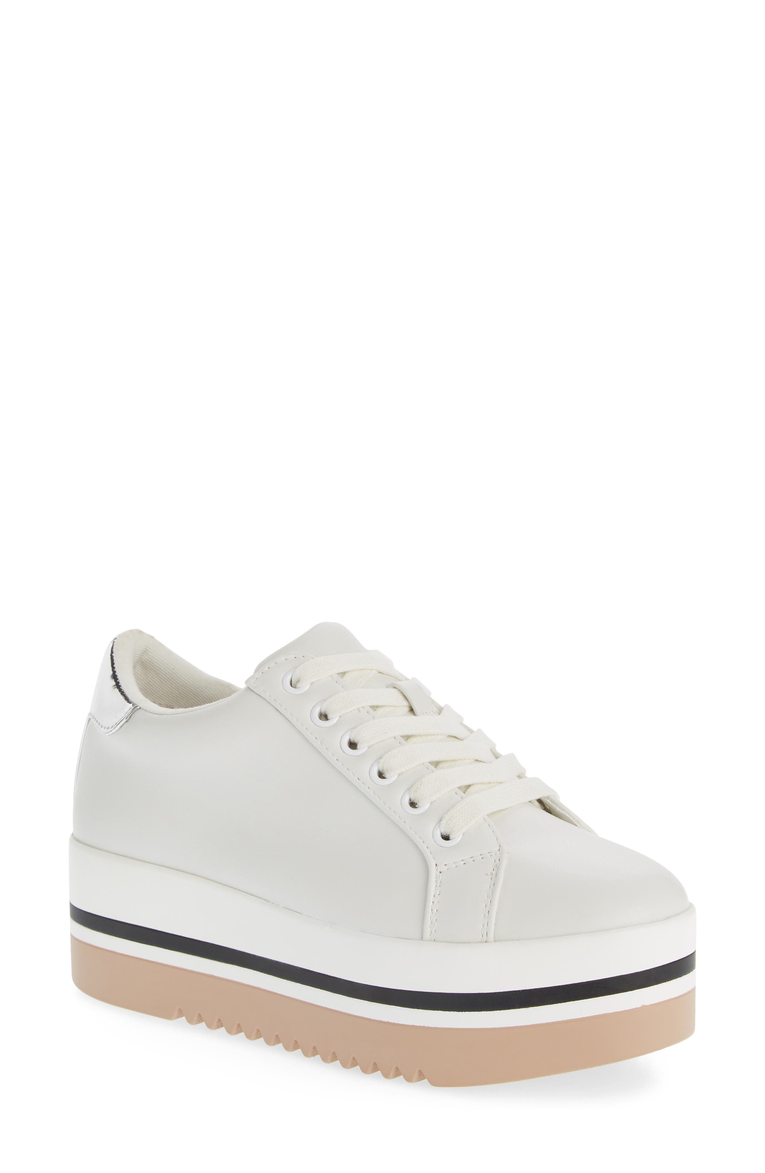 Steve Madden Alley Platform Sneaker- Grey