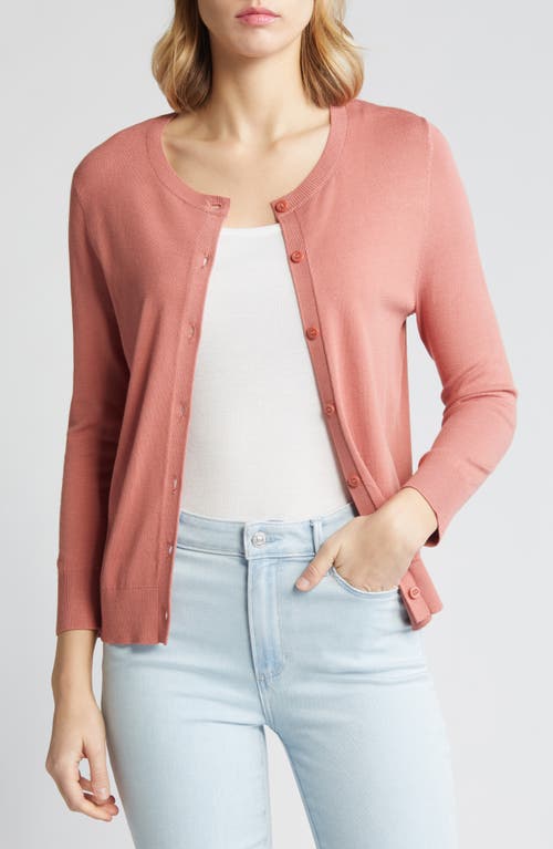 caslon(r) Crewneck Cardigan at Nordstrom,