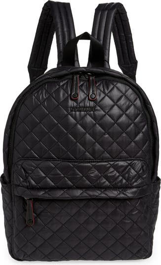 MZ WALLACE Black Quilted Nylon Travel Bag - The Purse Ladies