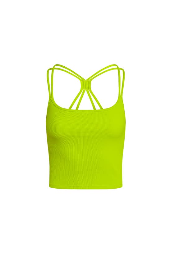Shop Electric Yoga Rib Cami In Lime Punch