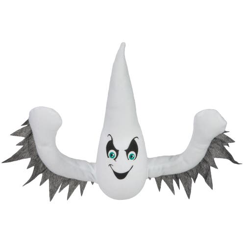 Northlight 12" Ghoulish Ghost 3-d Halloween Window Decoration In White