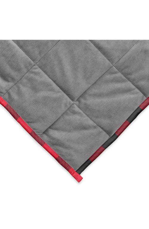 Ella Jayne Home Weighted Blanket In Red Black