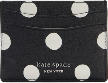 kate spade new york morgan sunshine dot card case | Nordstrom