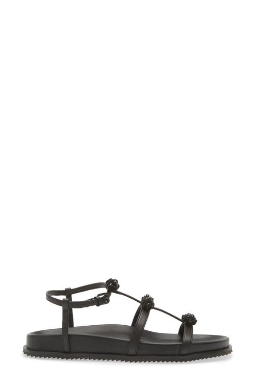 Shop Kurt Geiger London Pierra Micro Bow Gladiator Sandal In Black