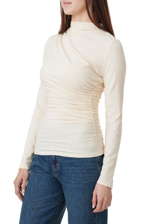 Shop Habitual Funnel Neck Long Sleeve Top In Birch