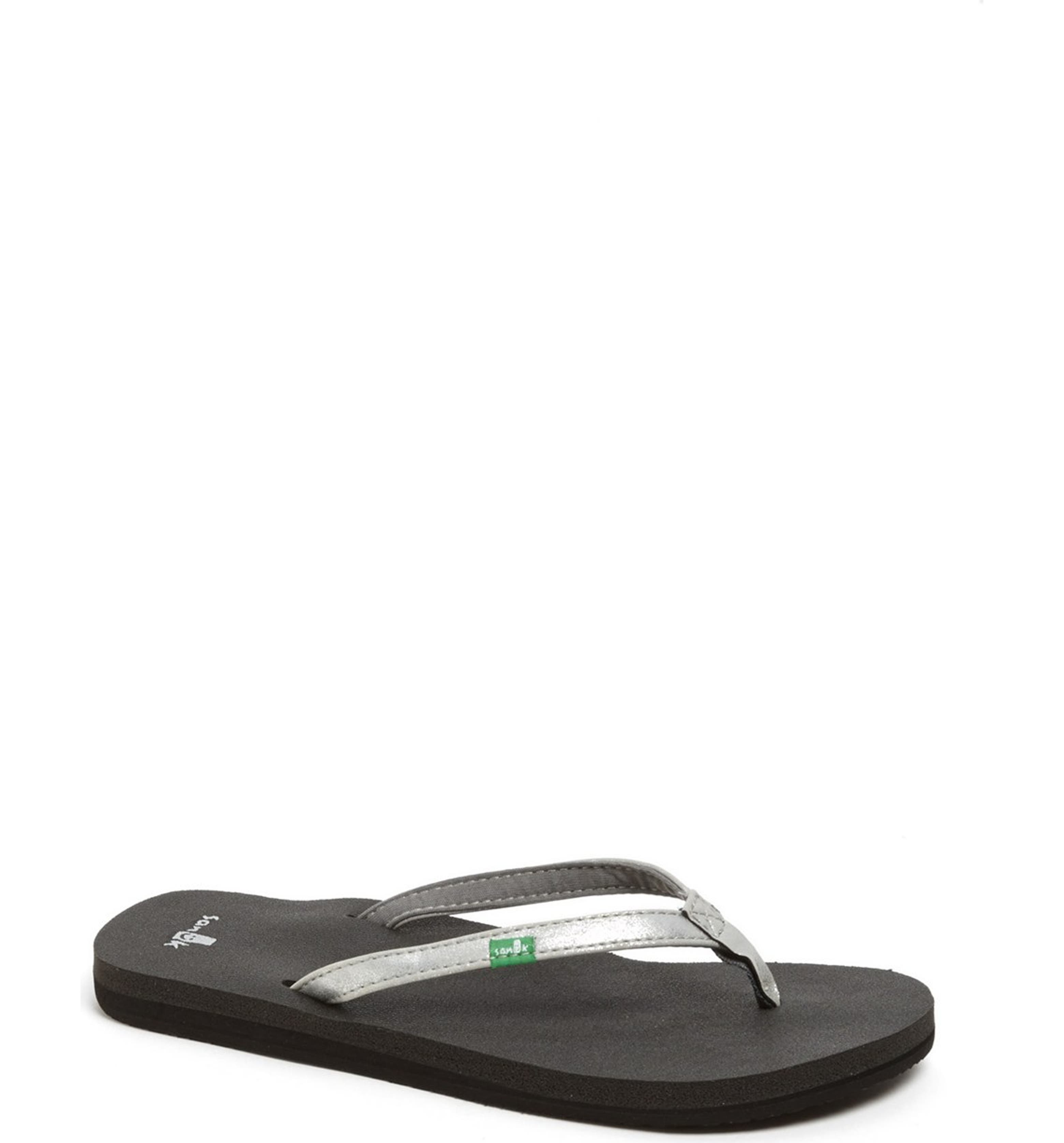 Sanuk 'Yoga Joy' Metallic Flip Flop (Women) | Nordstrom