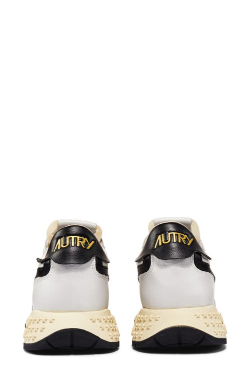 Shop Autry Reelwind Sneaker In White/black