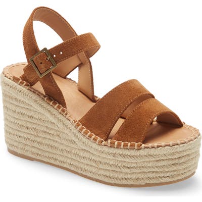 Soludos Como Platform Sandal- Brown