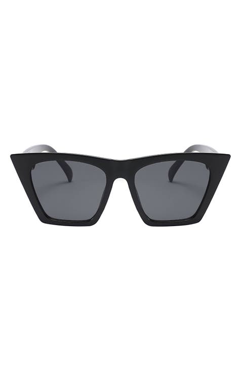 S2092 - Women Cat Eye Fashion Sunglasses Black