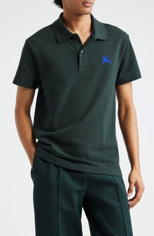 burberry Equestrian Knight Cotton Polo Ivy at Nordstrom,