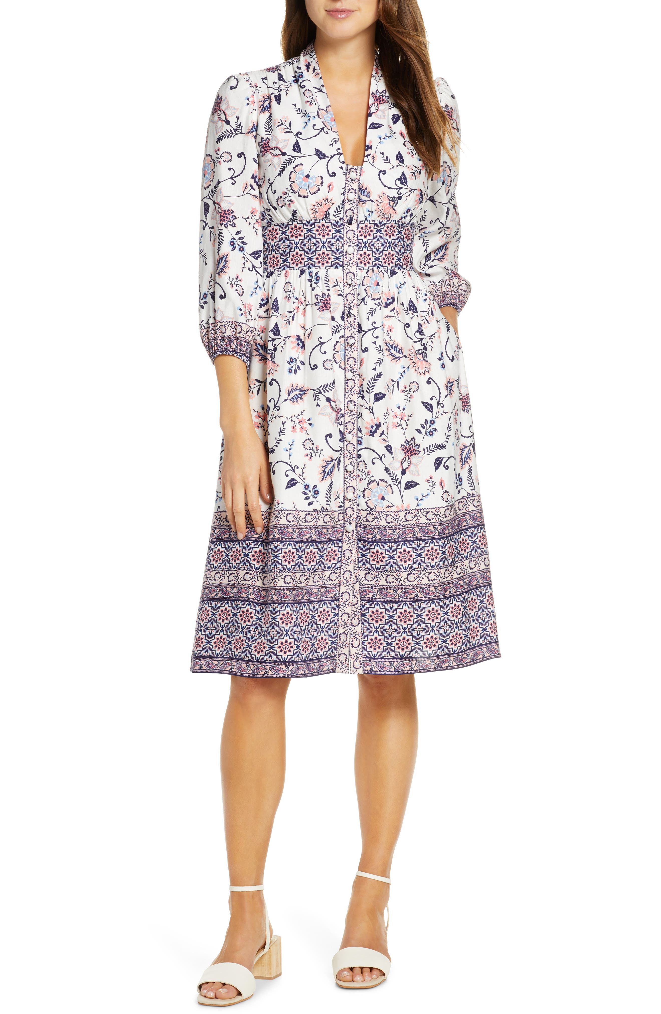 linen shirt dress button front