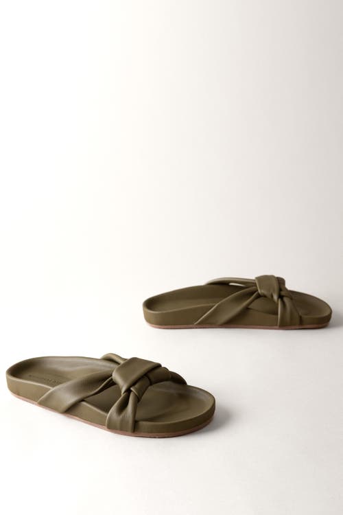 Shop Huma Blanco Cassie Slide Sandal In Olive