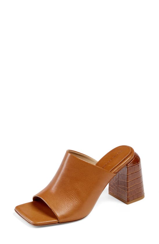Shop Dear Frances Deri Slide Sandal In Saddle