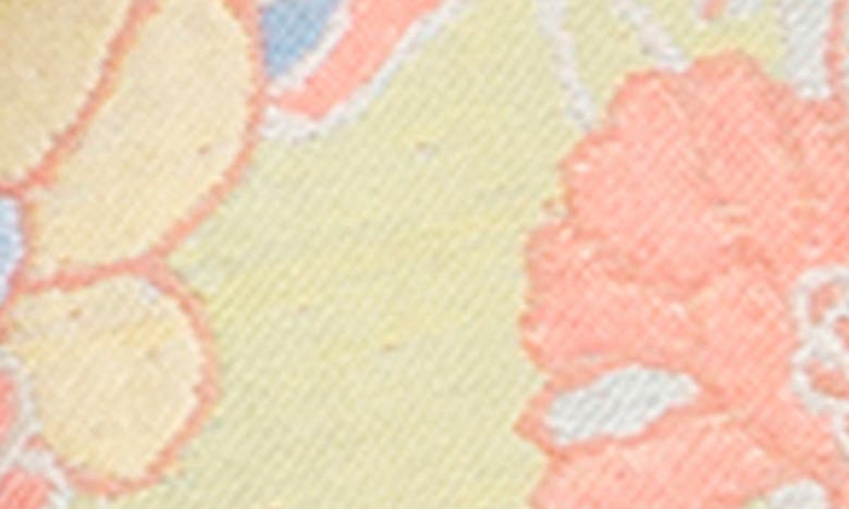 Shop Saachi Pastel Floral Reversible Scarf In Lime