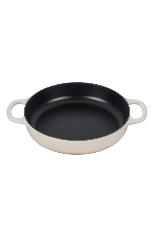 Le Creuset Signature Enamel Cast Iron Everyday Pan in Meringue at Nordstrom, Size 11 In