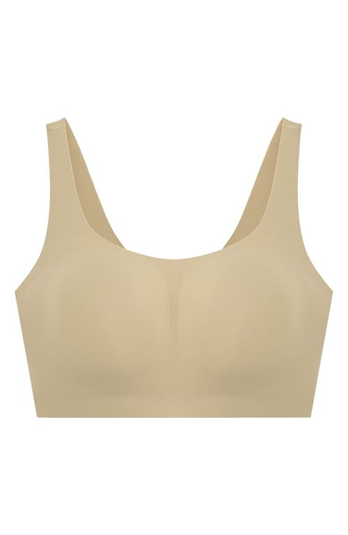 Shop Evelyn & Bobbie The Bobbie Scoop Bra In Sand