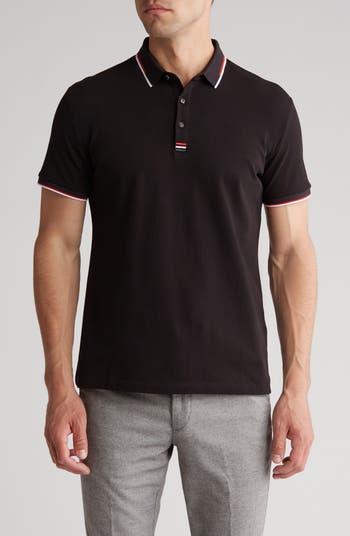 T.R. PREMIUM Tipped Short Sleeve Knit Polo