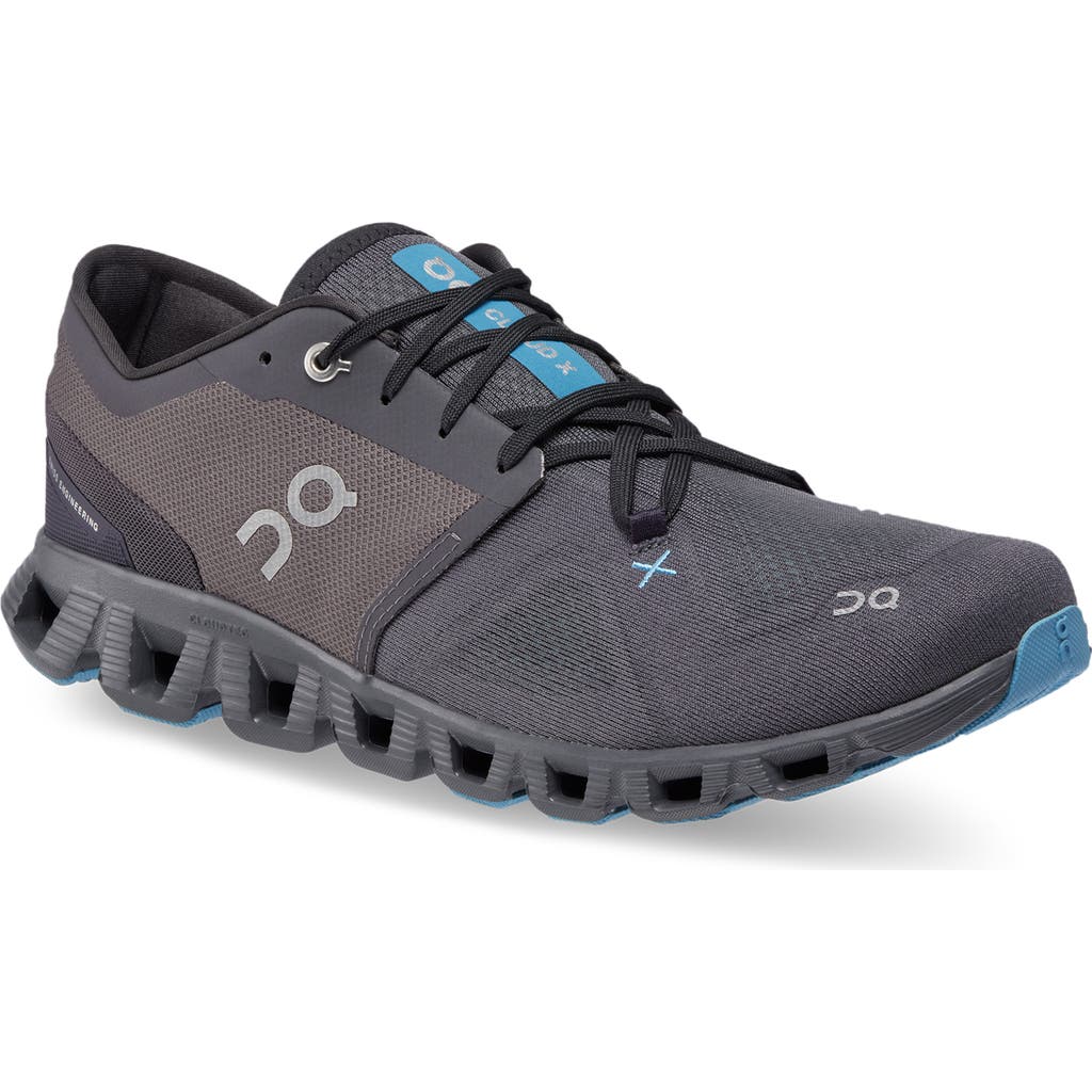 On Cloud X 3 Training Shoe In Eclipse/magnet