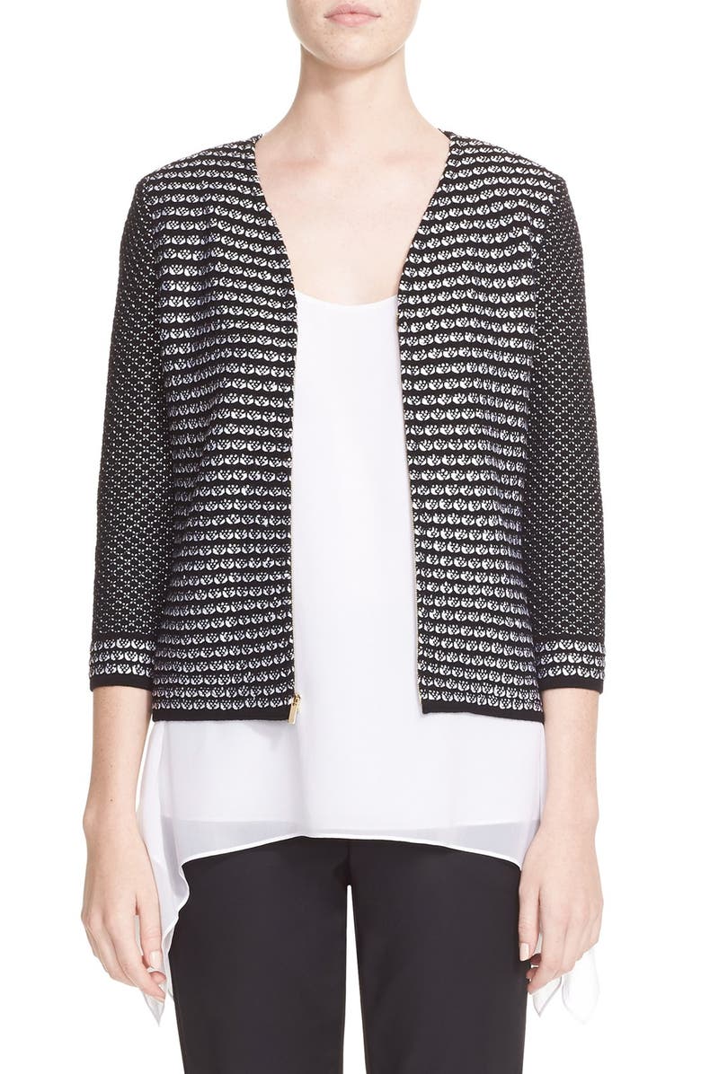 St. John Collection 'Fiore' Knit Jacket | Nordstrom