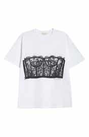 Alexander McQueen Women's Sky Print Cotton Shirt | Nordstrom