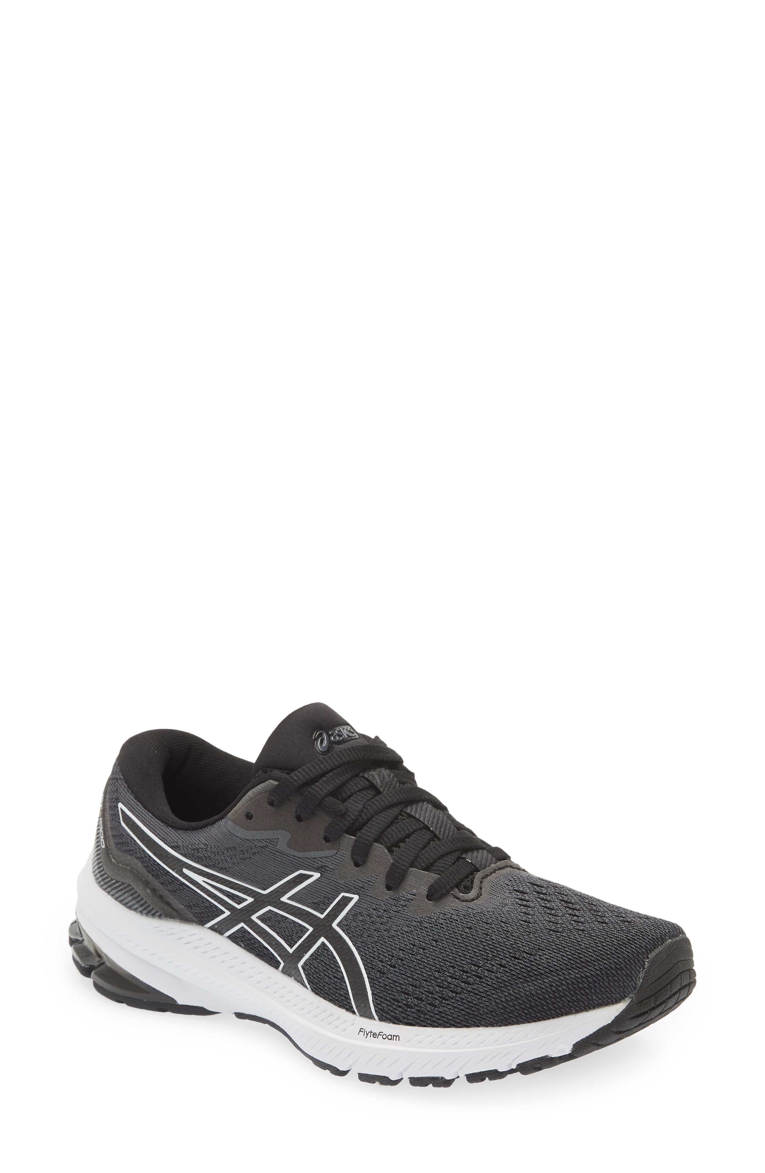 womens asics all black