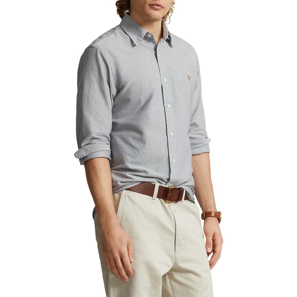 Polo Ralph Lauren Classic Fit Shirt In Gray