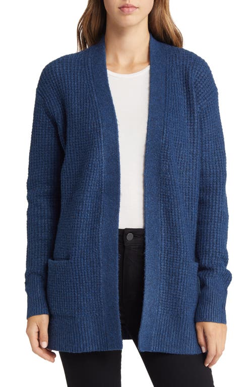 caslon(r) Open Front Cardigan Sweater in Blue Ensign