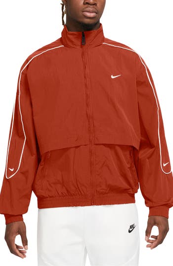 Fashion nike nsw swoosh woven halfzip jacket