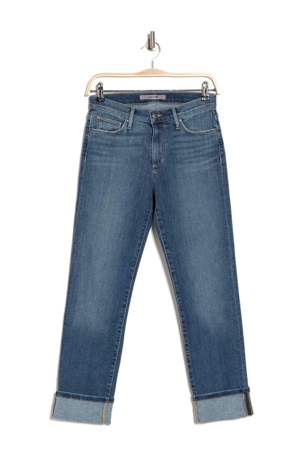 Joe's Mid Rise Crop Straight Leg Jeans 