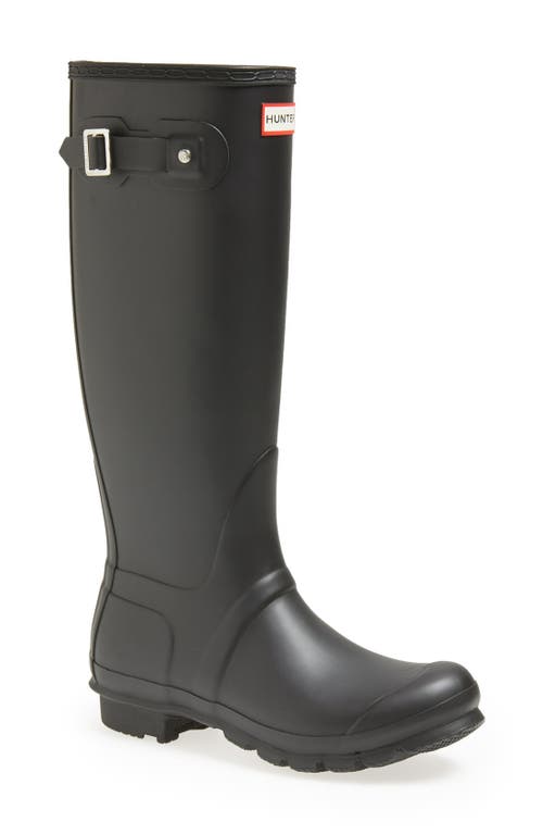 Original Tall'Rain Boot in Black Matte/Black