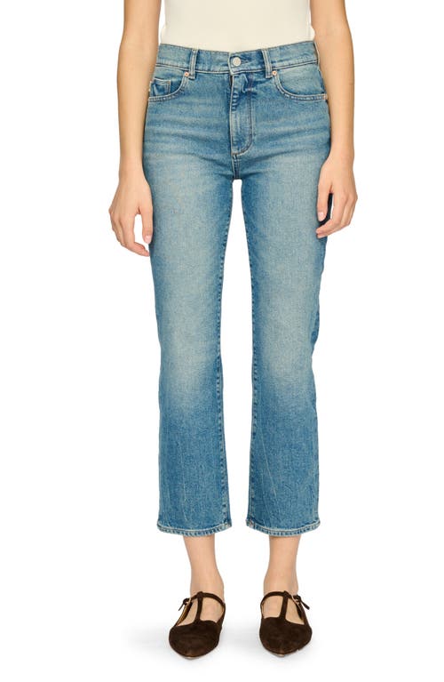 DL1961 Patti High Waist Ankle Straight Leg Jeans in Hollow Creek (Vintage)