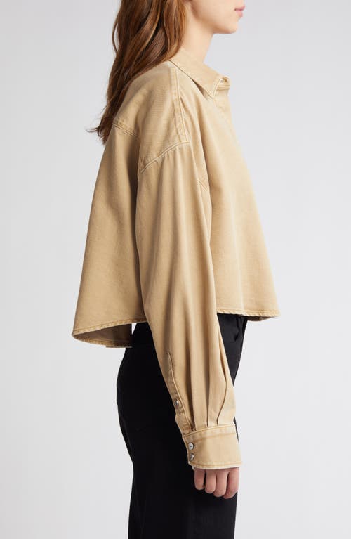 Rag & Bone Beige Ultra Featherweight Beatrice Shirt In Beige
