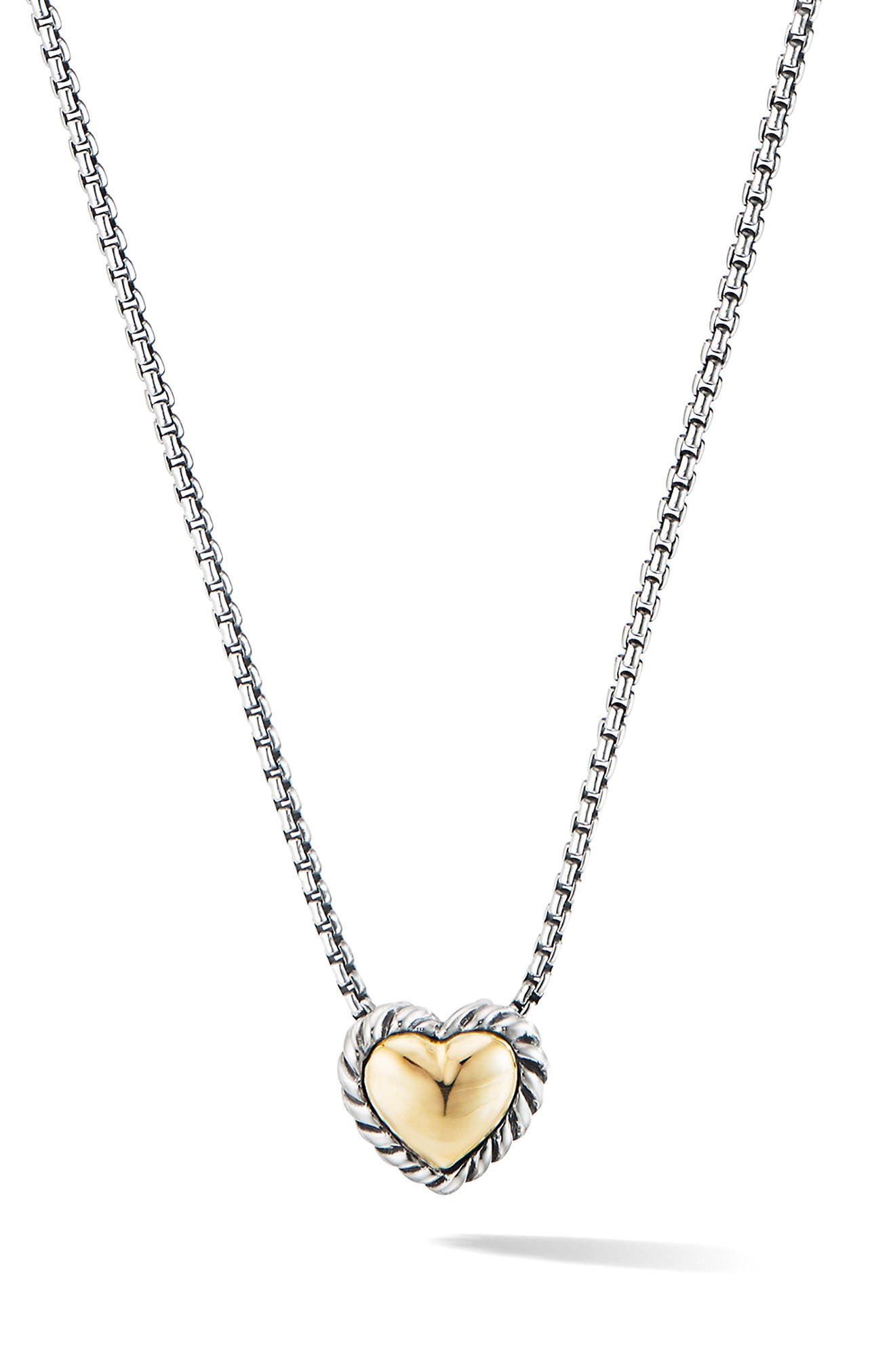 david yurman silver gold necklace