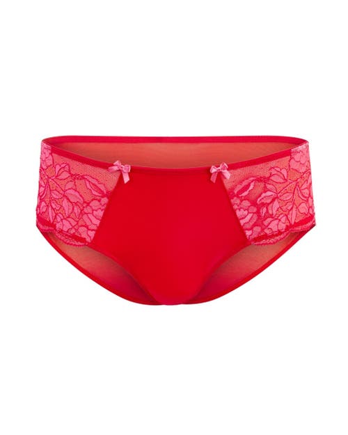 Adore Me Missy Hipster Panties In Dark Red