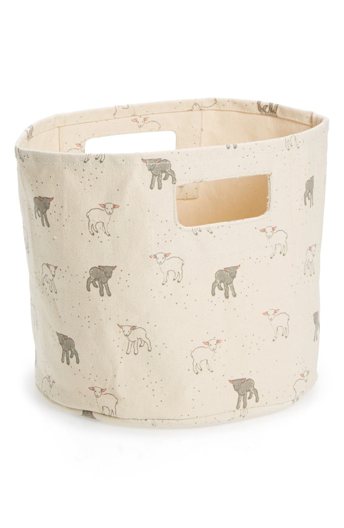 Petit Pehr 'Little Lamb Pint' Print Canvas Bin Nordstrom