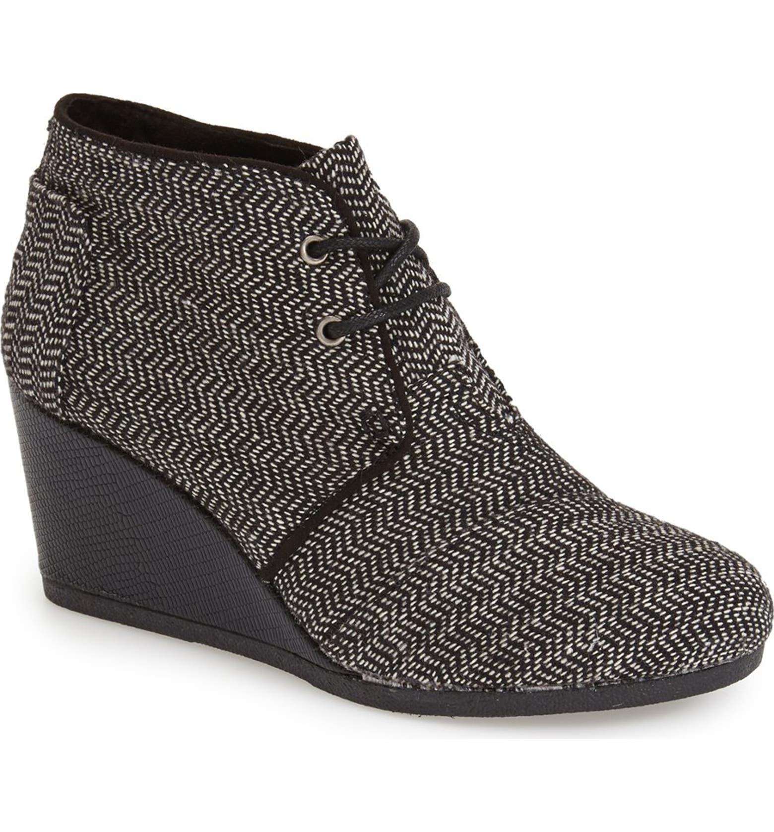 TOMS 'Desert' Wedge Bootie (Women) | Nordstrom