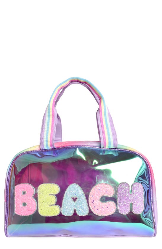 Shop Omg Accessories Kids' Beach Duffle Bag In Orchid