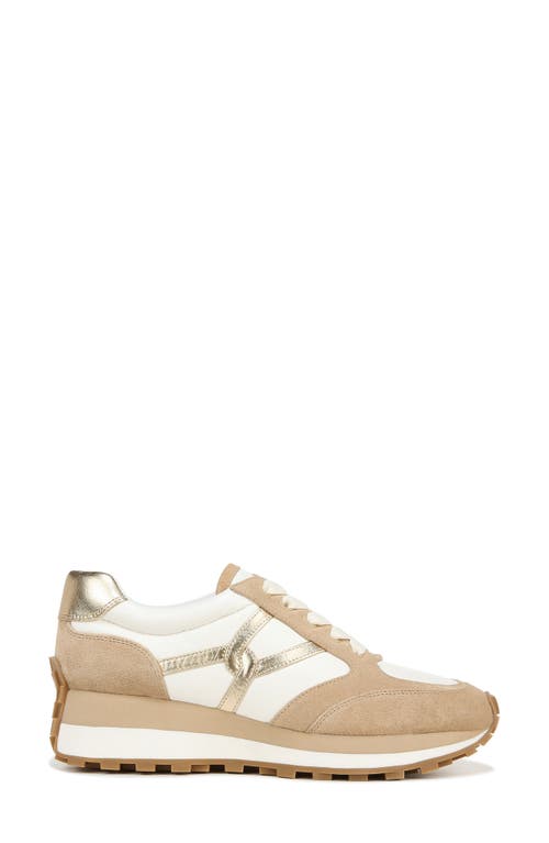 Shop Veronica Beard Valentina Slip-on Sneaker In Coconut/light Gold
