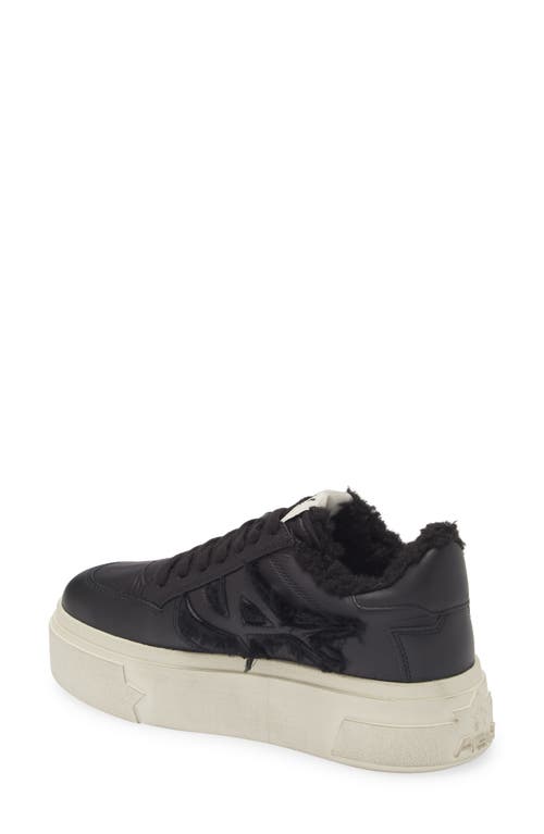 Shop Ash Sailor Platform Sneaker In Black/black