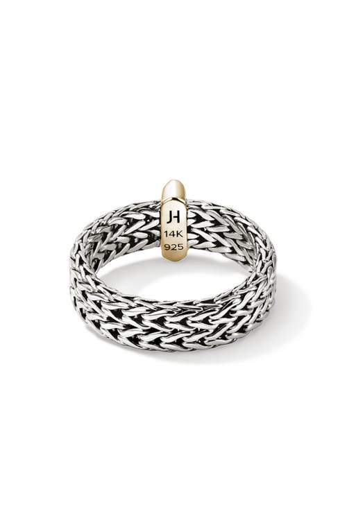 Shop John Hardy Carved Chain Ring, Sterling Silver, Gold