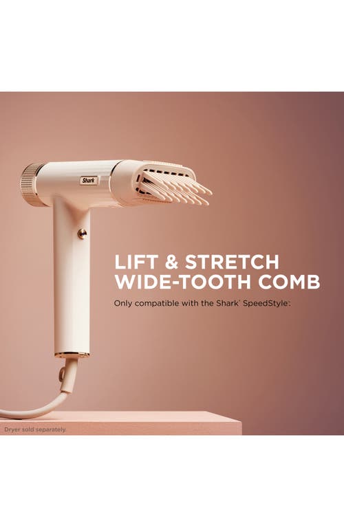Shark Speedstyle Lift & Stretch Wide-tooth Comb Attachment In Stone