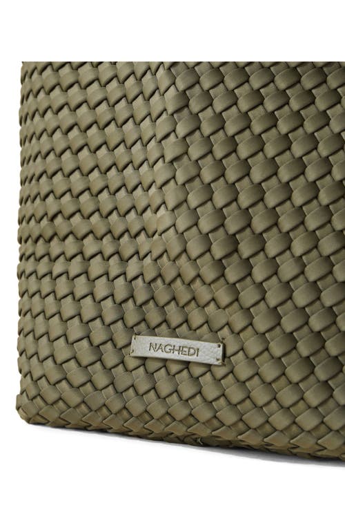 Naghedi Large Jet-setter Tote In Olive