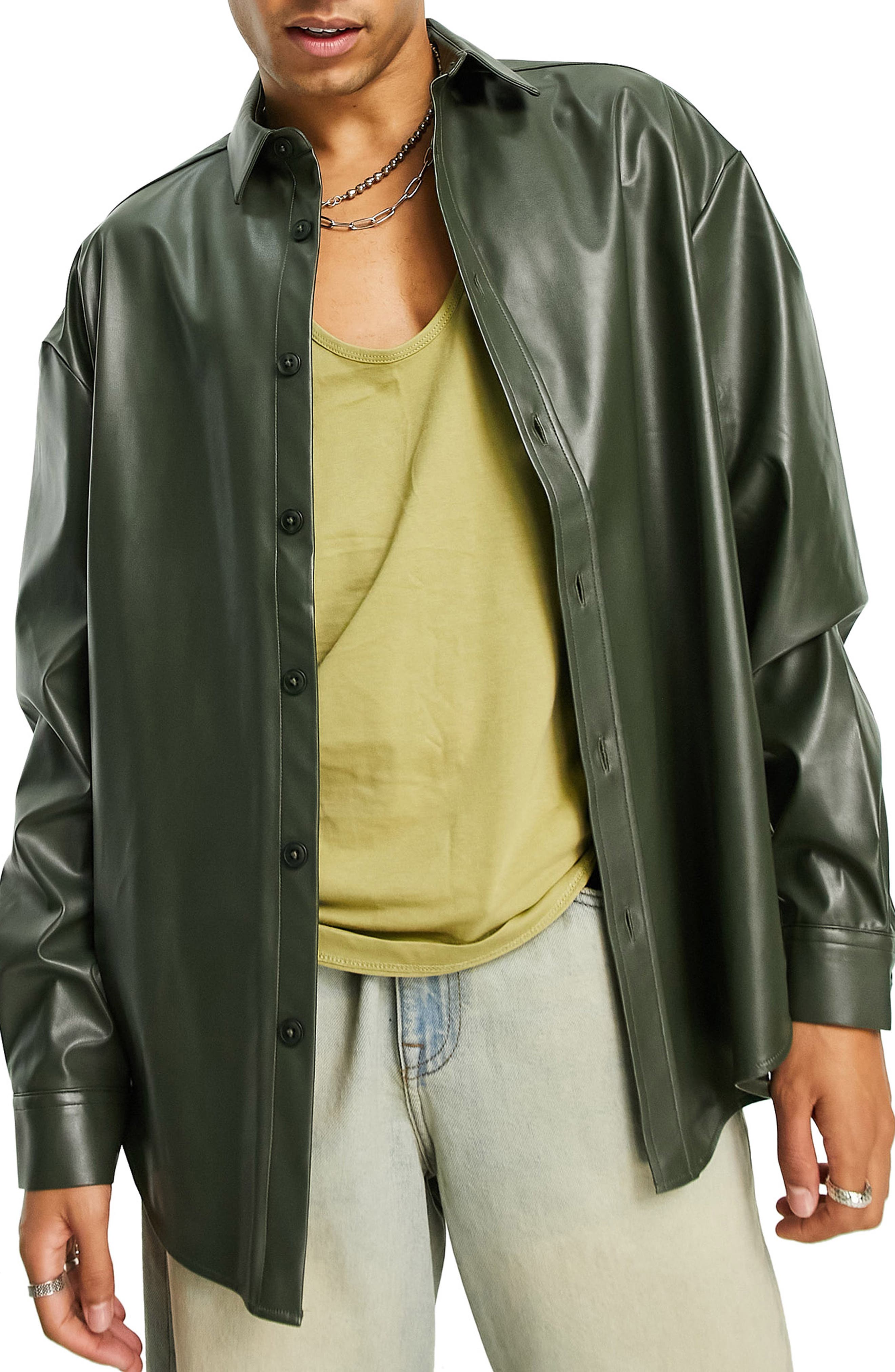 Tods Jacket With Leather Inserts in Green Womens Mens Clothing Mens Jackets Casual jackets 