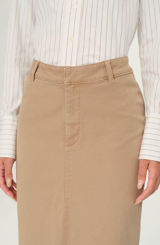 Shop Dl1961 Asra Twill Maxi Skirt In Sepia Twill